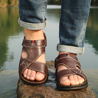 Nouveau Open Toe Pu Cuir Hommes Formelle Sandales Décontractées Grande Taille 47 Offre Spéciale Inde Revendeur Choix Meilleure Qualité Pantoufle Usine Chaussures