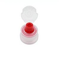 Bouchon en plastique de 28 mm pour sauce, couvercle rabattable anti-déversement avec joint en silicone pour bouteilles de vélo, shakers et usage sportif et chimique