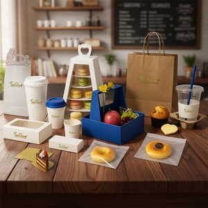 Vasos de Papel Desechables Aislantes con Diseño de Ondas Solares, Antiderrames, para Bebidas Calientes, para Cafeterías - Product Image 1