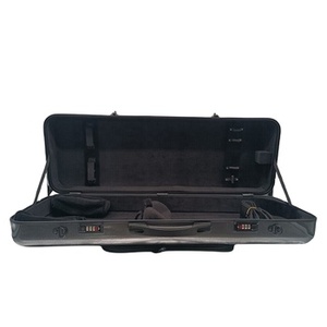 เคส <span class=keywords><strong>Viola</strong></span> คุณภาพสูง15-16.5 "น้ำหนักเบาพร้อมที่จับล็อคด้วยรหัสผ่านสายรัดแผ่นคาร์บอนไฟเบอร์กระเป๋าดนตรีอุปกรณ์ไวโอลิน - Product Image 1