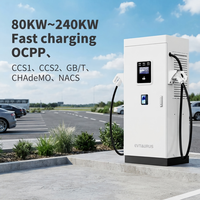 Meilleures stations de recharge pour véhicules électriques commerciales DC CCS2 GBT Chademo >100kW OCPP à double borne, sur pied, SPKLU