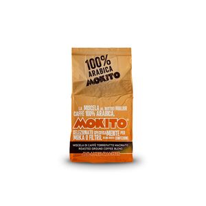 Café moulu Mokito Spa Espresso italien 100% Arabica torréfaction moyenne, doux, 64g, fabriqué en Italie - Product Image 2