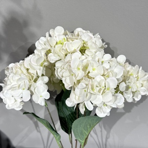 3D pintura impresa hojas <span class=keywords><strong>de</strong></span> Arbutus seda a granel Hortensia falsa Boda Verde Bola <span class=keywords><strong>de</strong></span> flores artificiales para la decoración del hogar <span class=keywords><strong>de</strong></span> la boda - Product Image 4