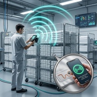 Etiqueta RFID de Doble Frecuencia HF + UHF para Lavandería, EM4425, 70 mm x 20 mm, Etiqueta Textil Flexible para Clasificación de Ropa en Lavanderías Comerciales