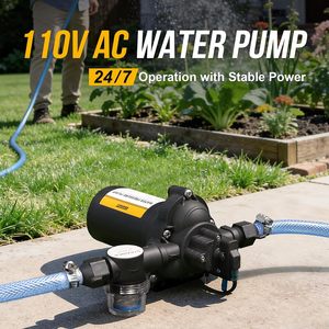 Pompe à eau à pression Gidrox 4 GPM 45 PSI, pompe à membrane avec interrupteur intelligent pour le transfert d'eau douce - Product Image 2