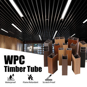 Panneau mural et <span class=keywords><strong>de</strong></span> plafond en tube carré creux, imperméable, ignifuge, <span class=keywords><strong>à</strong></span> effet bois, pour la décoration intérieure <span class=keywords><strong>des</strong></span> bureaux, <span class=keywords><strong>des</strong></span> maisons et <span class=keywords><strong>des</strong></span> hôtels, directement <span class=keywords><strong>de</strong></span> l'usine - Product Image 1