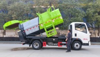 Camion de collecte des déchets alimentaires HOWO, camion de collecte des ordures de restauration haute performance, adapté aux restaurants