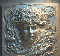 Produits personnalisés Style européen moderne à bas prix Décoration intérieure Décoration murale en fibre de verre Peinture en relief