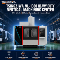 Mesin Penggilingan CNC Vertikal VL1380 dengan Meja Putar BT50 Spindle Kontrol Fanuc Single Spindle Center