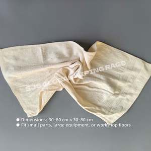 Serviettes en coton pur super absorbantes, lavettes colorées recyclées, chiffons colorés recyclés - Product Image 3