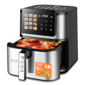 Friteuse à air intelligente 2026, four électrique domestique 1500W, double chauffage, cuve intérieure en métal, friteuse saine sans huile - Product Image 1