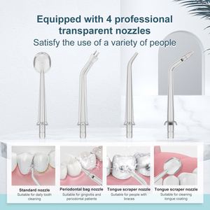 Logo et emballage personnalisés TAHATH, irrigateur dentaire sans fil rechargeable professionnel IPX6, irrigateur portable de voyage - Product Image 4