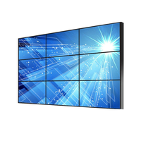 Écran vidéo mural LCD matriciel 55 pouces à cadre ultra-fin, moniteur de raccordement commercial pour solution de salle de contrôle