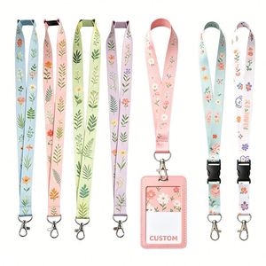 Full Color Custom Printed NFC Badge <b>Lanyard</b> Contactless Card Holder <b>Lanyard</b> Single Hook for Access Control - Product Image 1