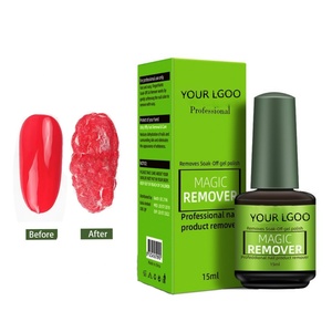Dissolvant professionnel rapide pour vernis à ongles UV, dissolvant magique pour vernis à ongles sans dommage, 15 ml, spécial, OEM/ODM Logo - Product Image 1