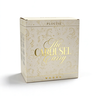 Boîte en carton ondulé épais personnalisée avec impression couleur, insert en feuille d'or, boîte à rabat pour emballage cadeau et expédition de produits cosmétiques