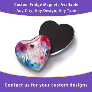 맞춤 인쇄 다게스탄 마카치칼라 기념품 유연한 자석 직사각형 모양 친환경 냉장고 자석 - Product Image 4