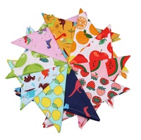 Multi Designs Huisdier Bandana Fabriek Op Maat Gemaakt Hond Bandana Schattig Fruitpatroon Huisdier Driehoekige Slabbetje Herbruikbare Hond Halsdoek voor Puppy Kat