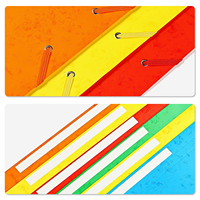 Carpeta de archivos de papel con logotipo personalizado al por mayor de fábrica, carpeta de archivos expansible, carpeta de archivos expansible con cuerda elástica
