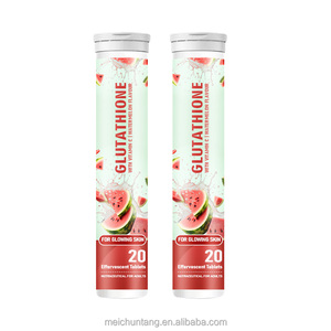 Tablet Effervescent L-<span class=keywords><strong>Glutathione</strong></span> Vitamin C Pemutih Kulit Suplemen Alami untuk Dewasa - Product Image 1