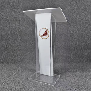 Éclairage LED église acrylique clair podium tribune chaire détachable pupitre <span class=keywords><strong>design</strong></span> de <span class=keywords><strong>meubles</strong></span> modernes à vendre - Product Image 5