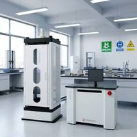 Computer Controlled Exhaust Flue Duct & Ventilation Duct Compression and Tensile Strength Testing Equipment