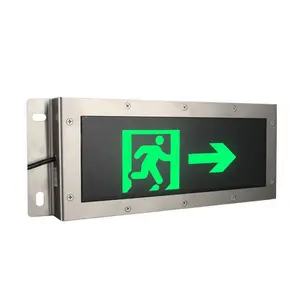 HONGMAO Factory Low Price Battery Operated IP65 tunnel led exit sign wall mounted file emergency light