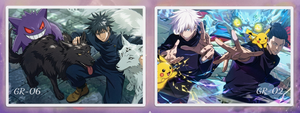 Tableau d'art acrylique Anime Japonais Pokémon, coins carrés, impression couleur intégrale, jeu de table, pack mystère, vente <span class=keywords><strong>en</strong></span> gros - Product Image 2