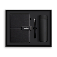 Ensemble cadeau d'entreprise personnalisé en cuir PU, carnet A5, vente en gros, articles cadeaux d'affaires promotionnels de luxe, carnet avec stylo