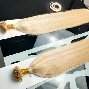 ดราก้อนบิวตี้ ขายส่ง ลดราคา ต่อผมอิตาเลียนเคราตินสีบลอนด์ ผมแท้ 100% เรมี่ ดับเบิ้ลดรอน ต่อผมแบบ U-Tip - Product Image 4