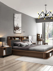 Ensemble de chambre à coucher en bois massif pour hôtel moderne - Meubles commerciaux en gros - Product Image 5