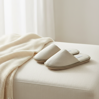 Prix bas, vente flash, chaussons d'hôtel jetables, chaussons d'hôtel personnalisés avec logo