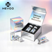 Boîtes d'emballage écologiques à fermeture magnétique pour peptides, 3 ml, boîte cadeau rigide personnalisée avec inserts en mousse
