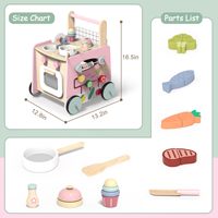 Poussette et trotteur pour bébé de luxe, modèle dessin animé, facile à utiliser, avec roues, pour 0-3 ans, vente en gros, pas cher