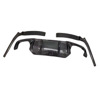 Lèvre de pare-chocs arrière en fibre de carbone pour BMW Série 5 F10 F18 2012-2017 Style PSM