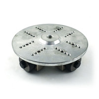 Roue à marteau SUNNY OEM pour meuleuse d'angle, rouleau en carbure durable 150 mm 3,0 mm pour texturage du béton, préparation de surface antidérapante
