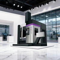 Equipo de Torneado de Metal de Alimentación Automática de Funcionamiento Suave y Ahorro de Energía para Fabricación de Moldes, Torno Vertical CNC