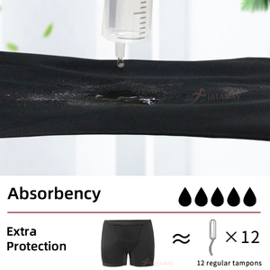<span class=keywords><strong>Culottes</strong></span> <span class=keywords><strong>menstruelles</strong></span> 4 couches anti-fuites pour adolescentes et jeunes filles - Product Image 3