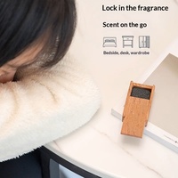 Diffuseur portable en bois de hêtre, petit diffuseur d'huiles essentielles, diffuseur d'air pour voiture, aromathérapie d'intérieur, parfum longue durée