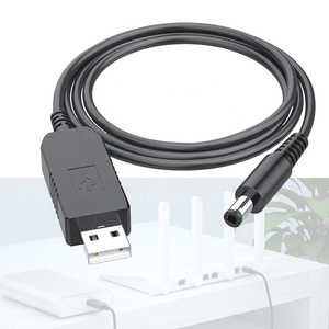 <span class=keywords><strong>Cable</strong></span> convertidor elevador de voltaje USB de 5V <span class=keywords><strong>a</strong></span> 12V CC, <span class=keywords><strong>cable</strong></span> amplificador de potencia de 5.5x2.1mm <span class=keywords><strong>para</strong></span> router WiFi, módem y energí<span class=keywords><strong>a</strong></span> de emergencia - Product Image 1