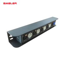 Amplificateur de signal DMX512 4 canaux pour éclairage de scène DJ, distributeur de signal DMX512 à 4 sorties, boîtier métallique, entrée/sortie XLR Powercon