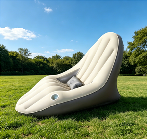 Canapé-lit gonflable automatique avec pompe électrique intégrée, chaise longue gonflable portable pour le camping, le jardin, le bureau - Product Image 4