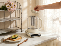 Bouilloire Électrique Intelligente en Verre 1 L avec Contrôle Multi-Température et Fonction Maintien au Chaud – Chauffe-Eau Domestique en Verre pour la Préparation du Thé