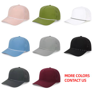 <span class=keywords><strong>Gorra</strong></span> de Golf/Béisbol Personalizada de Alta Calidad con Logotipo Bordado de 5 Paneles, Secado Rápido, Orificios Cortados con Láser y Cuerda, para Hombre y Mujer - Product Image 4