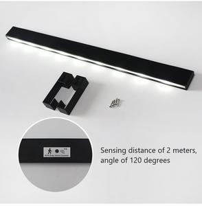 Bande d'éclairage sans fil moderne rechargeable avec détecteur de mouvement à DEL Lumière d'intérieur pour cuisine Armoire murale en plastique à piles - Product Image 1