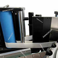 Etiqueteuse automatique à grande vitesse Zhongjie pour bouteilles rondes en verre et en plastique, fabricant professionnel de machines d'étiquetage