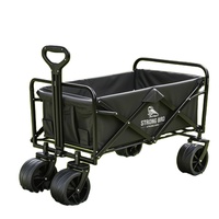 Chariot utilitaire pliable à quatre roues, robuste, en aluminium, imperméable, ultra-léger, capacité de 360 kg, rangement pour outils, best-seller