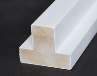 China Jialiduo Madera China productos proveedores Blanco Primer Ventana Trim Obturador componentes Z marco de la decoración interior de la casa