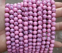 Vente flash - Perles rondes de 4 mm, 6 mm, 8 mm en turquoise, pierres semi-précieuses, perles en vrac pour la fabrication de bijoux