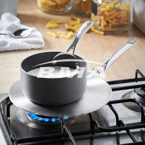 Petite <span class=keywords><strong>plaque</strong></span> diffuseur de chaleur avec poignée en bakélite, cafetière <span class=keywords><strong>italienne</strong></span> en acier inoxydable, induction - Product Image 5